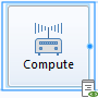 An image of the Compute button in the Application Builder.