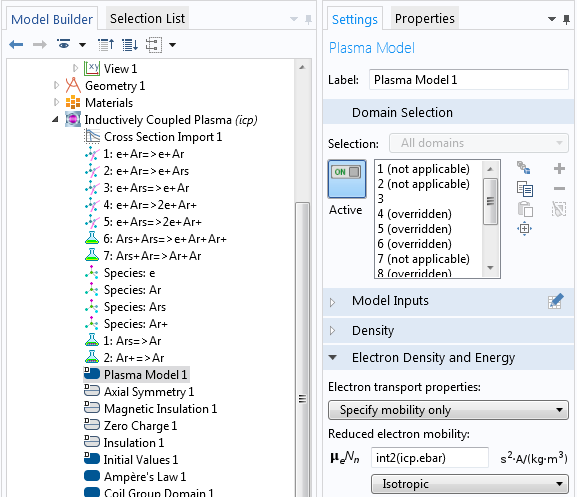 How to import transport properties as an interpolation function.