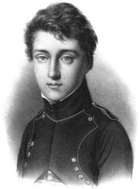 A picture showing a young Nicolas Léonard Sadi Carnot.