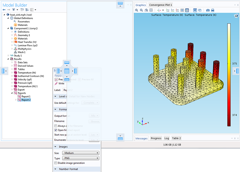 This picture shows someone rearranging their COMSOL Multiphysics desktop.