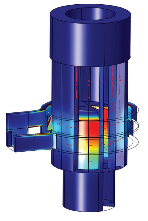 A COMSOL Multiphysics simulation of the 4C process.