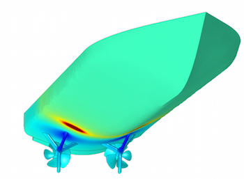 Avoiding Ship Hull Corrosion with ICCP and Simulation | COMSOL Blog