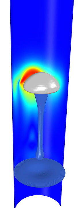 Modeling three-phase flow in COMSOL Multiphysics.