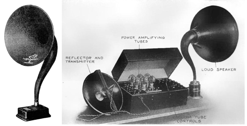 早期 Magnavox 扬声器设计。