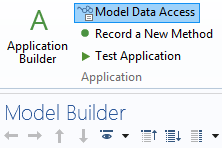 An image depicting the Model Data Access button.