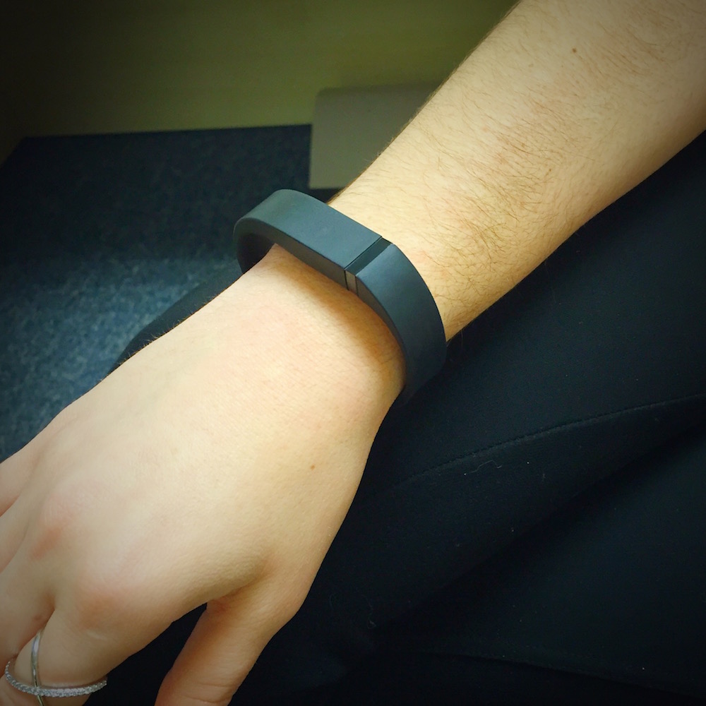 A photograph of a fitness tracker, one example use case for PCBs and planar coils.