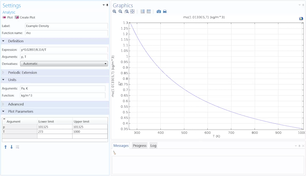 mathematical value table function Materials Multiphysics Your Efficiently COMSOL Assign in