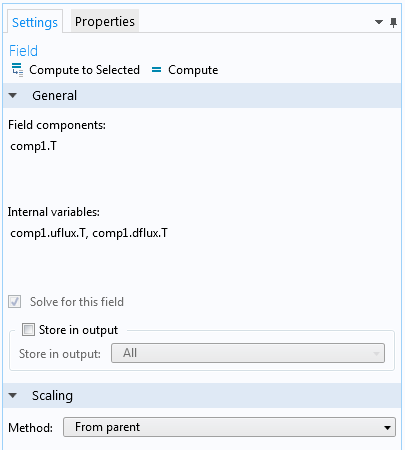 Screenshot showing a cleared Store in output check box.