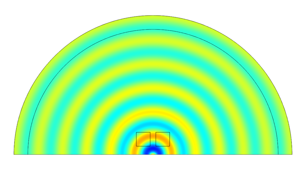 Image showing the initial state's sound pressure plot.