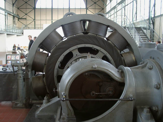 A photo of a generator.