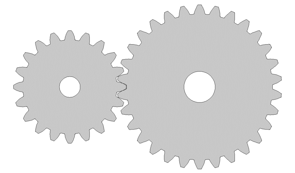 An image of a gear pair.