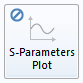 包含一条错误信息的S参数绘图按钮的屏幕截图。
