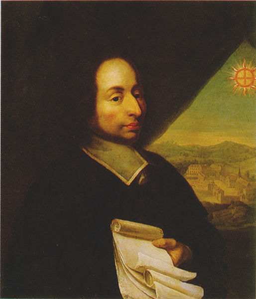 A portrait of mathematician Blaise Pascal.