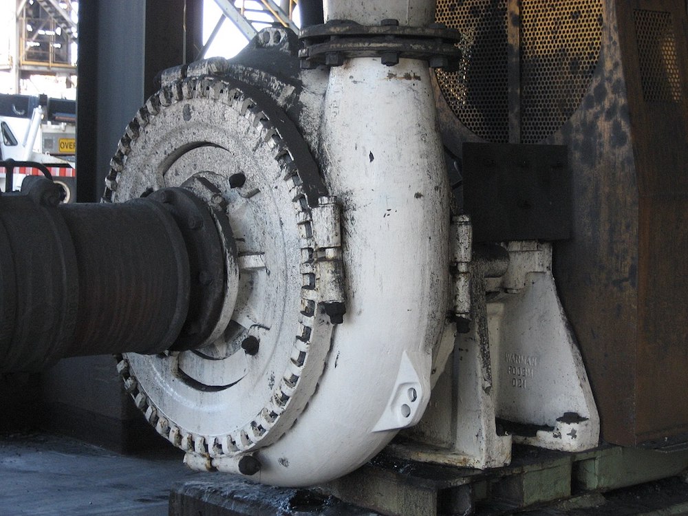 A photo of a centrifugal pump.
