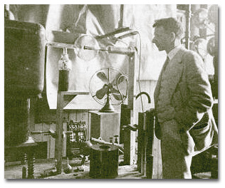 A photo of William Coolidge in a lab.