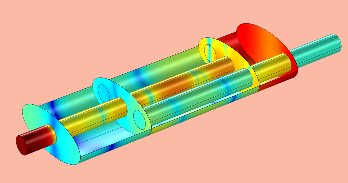 Multiphysics Simulation Provides Accurate Muffler Designs COMSOL Blog   COMSOL Blog ModelImgs Muffler OgImg 