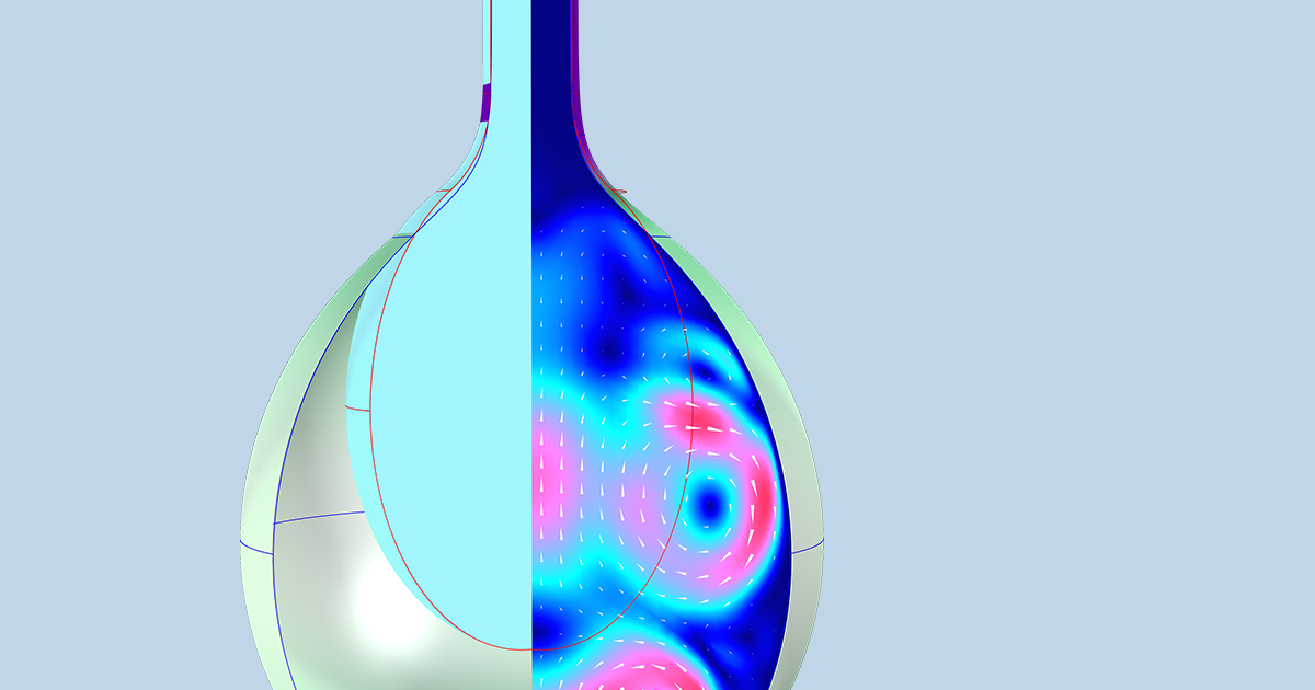 Raak verstrikt muur kleurstof How to Model Fluid-Structure Interaction in a Water Balloon | COMSOL Blog