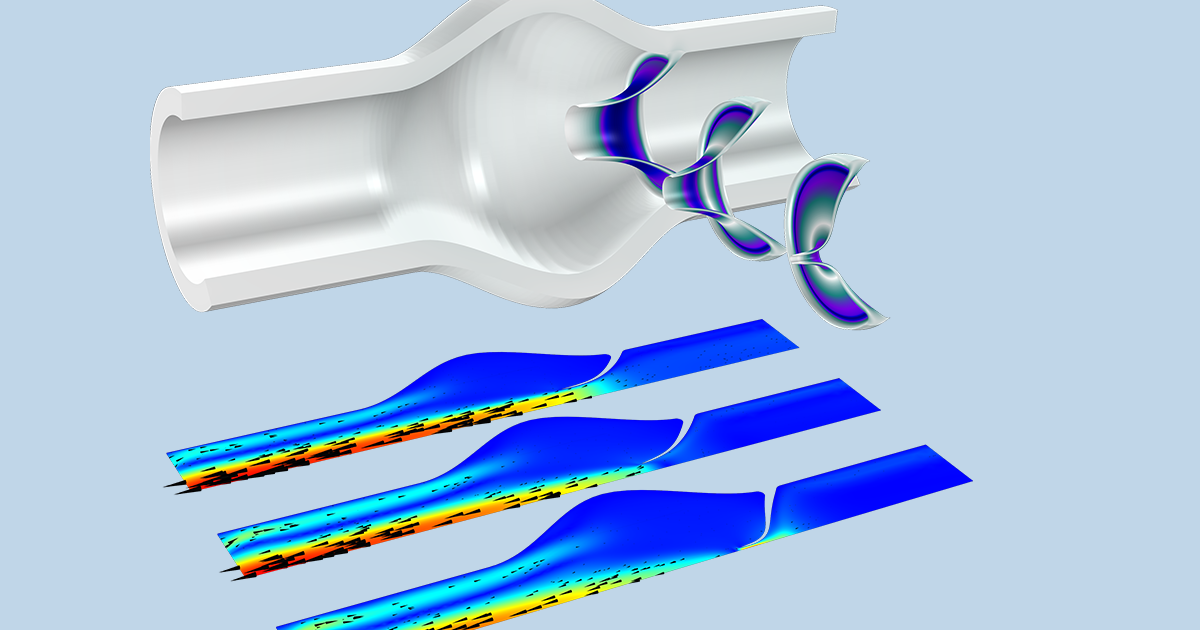 Modeling Fluid-Structure Interaction in a Heart Valve | COMSOL Blog