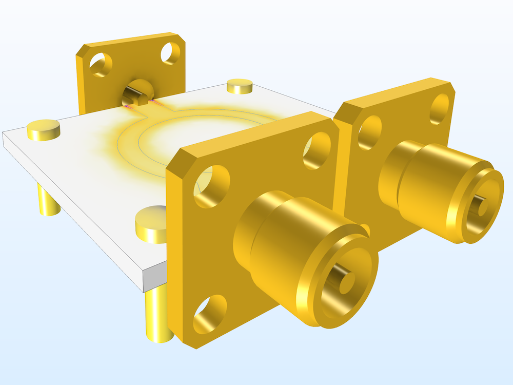 Wilkinson power divider model