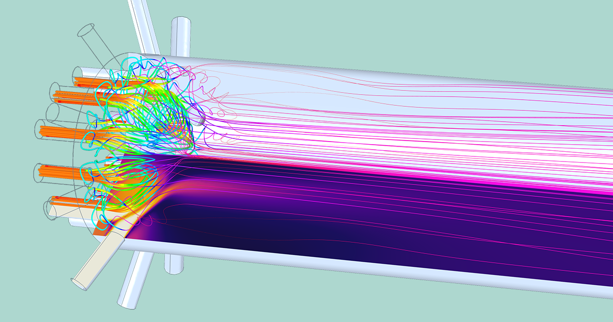 Modeling a Tubular Reactor for Optimized Polymer Manufacturing | COMSOL Blog