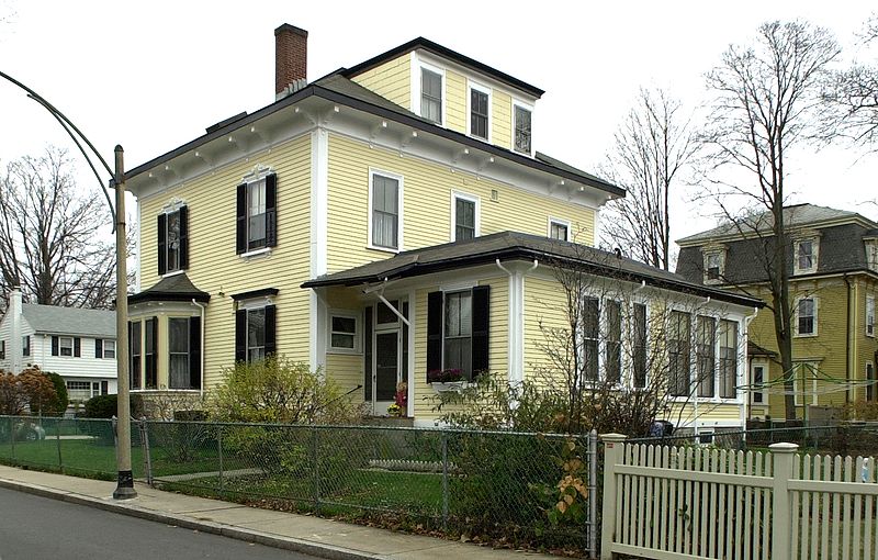 A photograph of Ellen Swallow Richards's house.