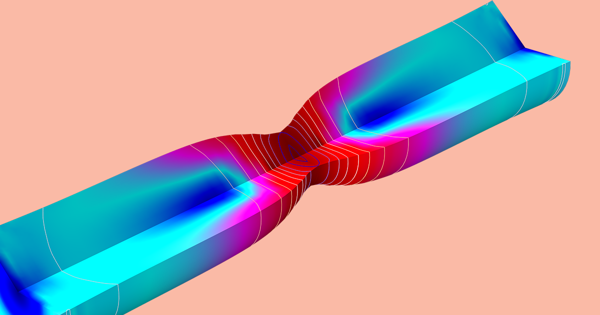 Evaluating The Necking Of An Elastoplastic Metal Bar Benchmark Model 