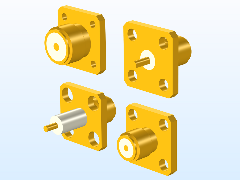 Different types of SMA connector models.