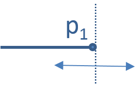 A schematic of a free single port component.