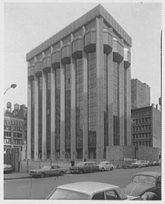 A grayscale photograph of the Courant Institute of Math at NYU, where Joseph Keller taught.