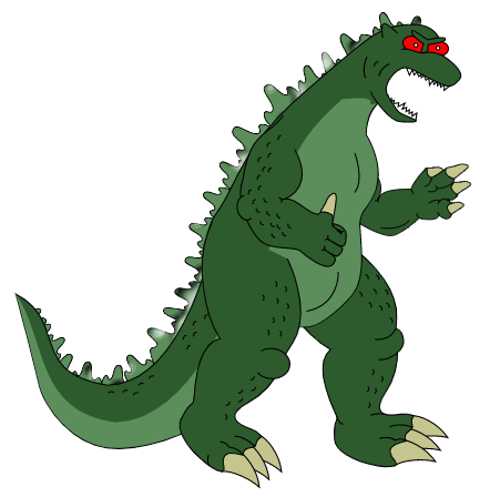 An illustration of a Kaiju.