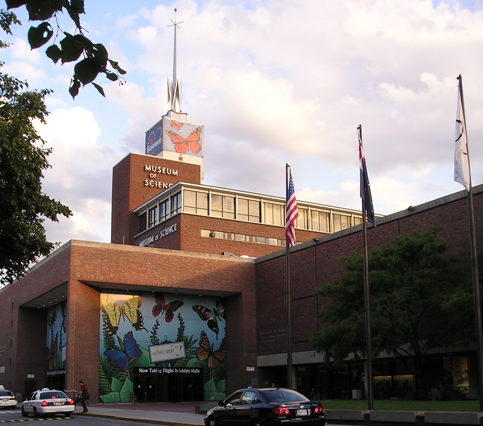 A photograph of the exterior of the Museum of Science in Boston, Massachusetts.