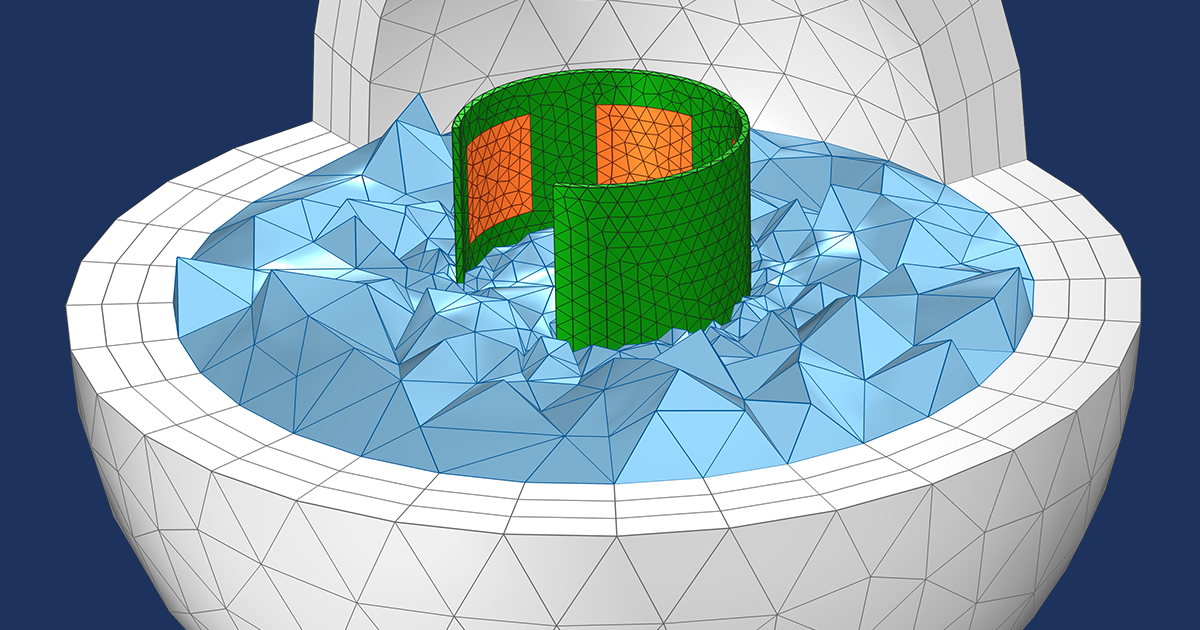 Comsol で解析するためのジオメトリのラップとワープ Comsol ブログ