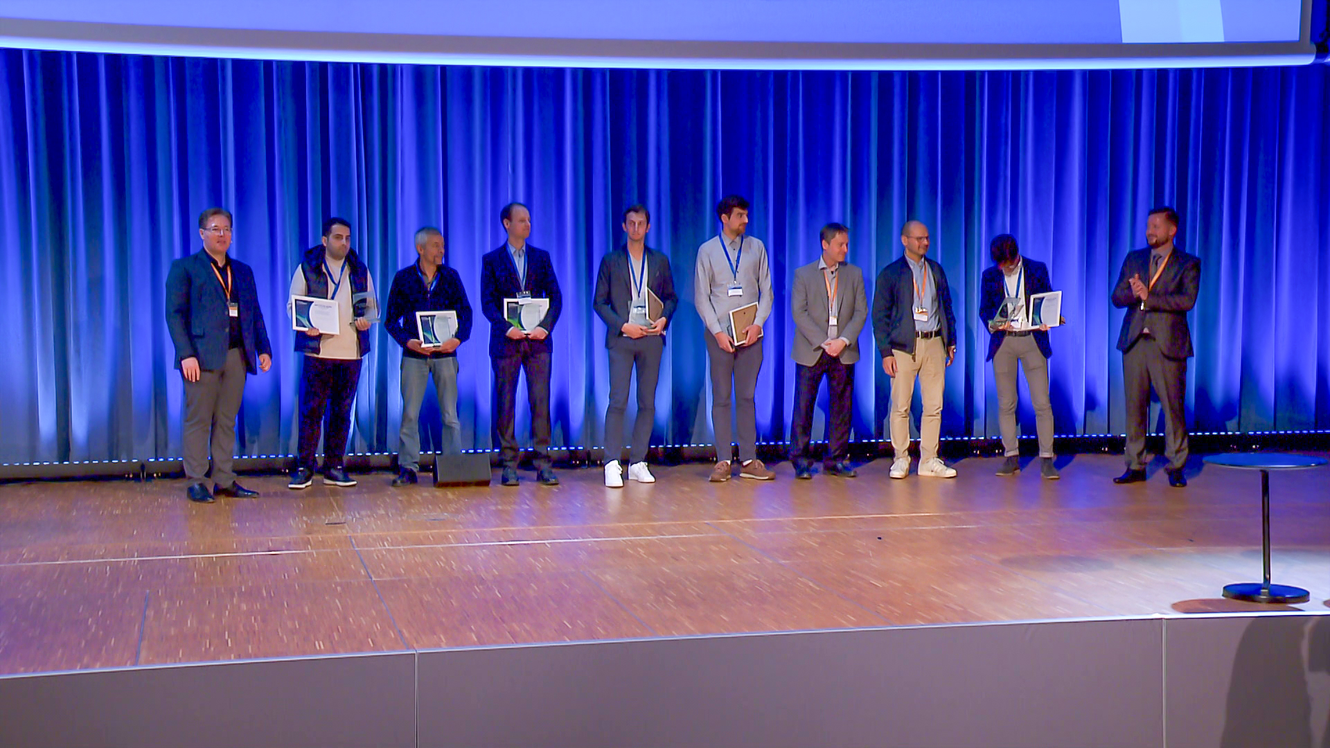 A photograph of the Best Paper and Best Poster award winners from the COMSOL Conference 2023 Munich.
