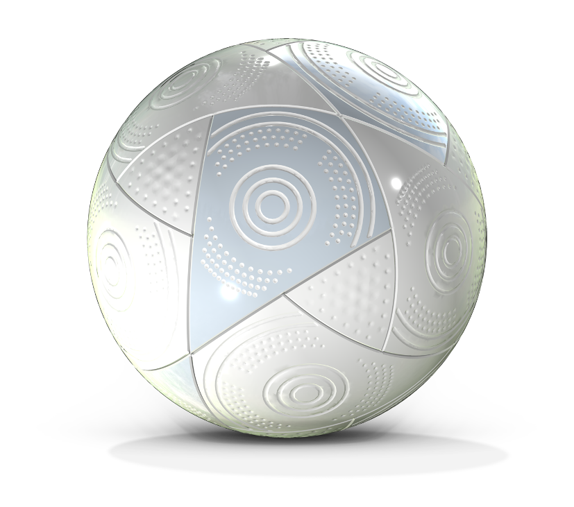 Die Geometrie des Adidas Fussballliebe Balls.