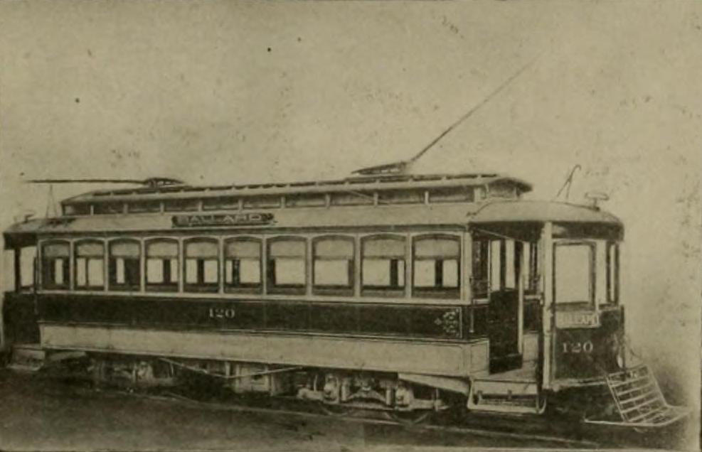 A streetcar in 1903.