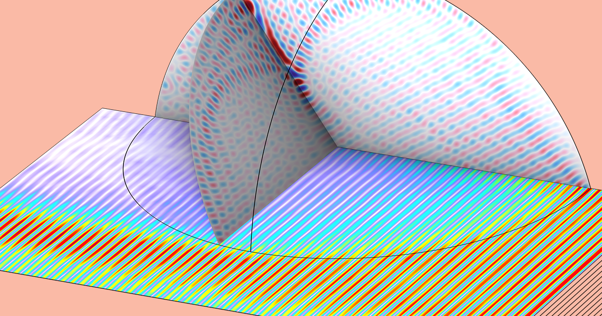 Modeling Surface Acoustic Wave-Induced Streaming in a Droplet | COMSOL Blog