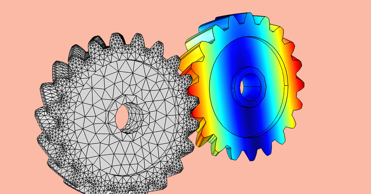 如何在多体动力学模型中评估齿轮啮合刚度 | COMSOL 博客