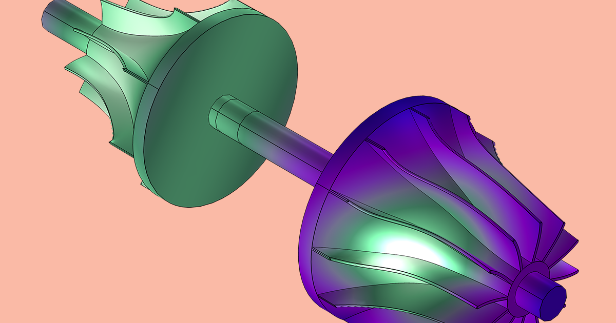 使用COMSOL® 软件预测转子系统的稳定性| COMSOL 博客