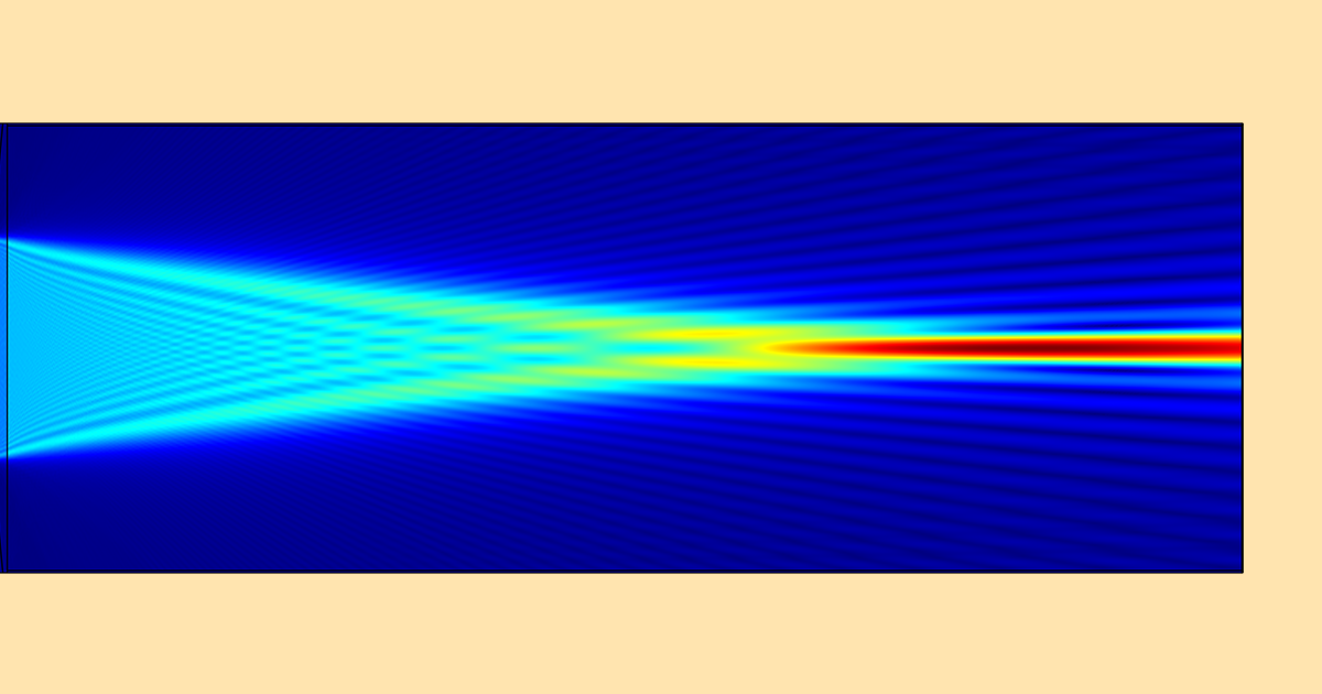 如何使用波动光学模块模拟透镜| COMSOL 博客