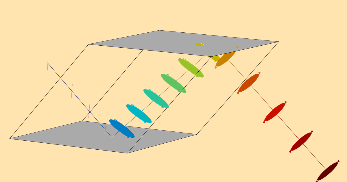通过菲涅尔棱体仿真研究光的偏振| COMSOL 博客
