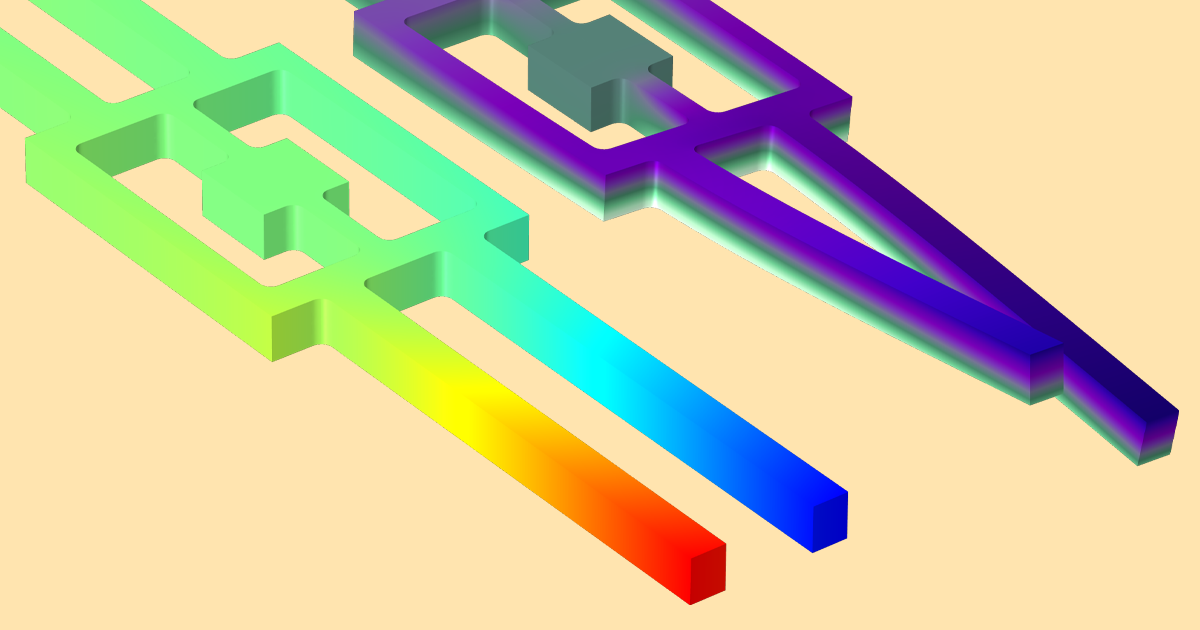 模拟双音叉 MEMS 陀螺仪 | COMSOL 博客 - 必威bwey